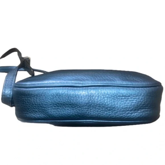 Coach Nwt Teal Leather Crossbody Bag - Picture 4 of 6